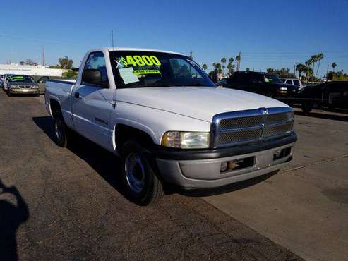2001 Dodge Ram 1500 WS Reg. Cab Short Bed 2WD FREE CARFAX ON EVERY... for sale in Glendale, AZ