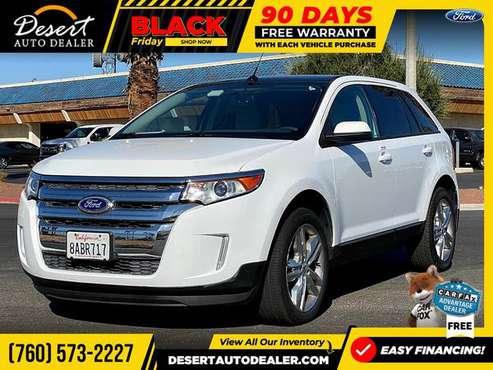 2013 Ford Edge 62,000 MILES AWD Panoramic Roof.Leather Seat SEL SUV... for sale in Palm Desert , CA