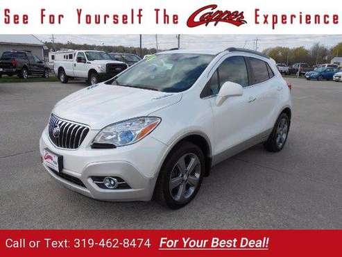 2013 Buick Encore Leather suv White - - by dealer for sale in Marengo, IA