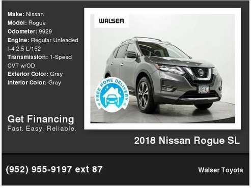 2018 Nissan Rogue SL - cars & trucks - by dealer - vehicle... for sale in Bloomington, MN