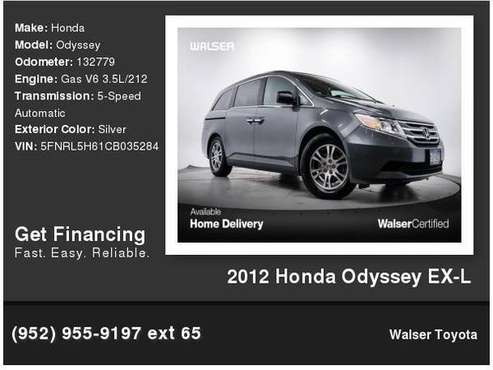 2012 Honda Odyssey EX-L - - by dealer - vehicle for sale in Bloomington, MN