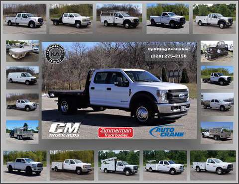 2018 Ford F550 XL - 9ft Flatbed - 4WD 6.7L V8 Utility Dump Box Truck... for sale in Dassel, IA