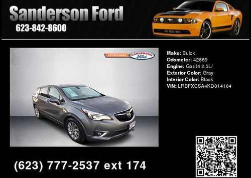 2019 Buick Envision Essence Gray - - by dealer for sale in Glendale, AZ
