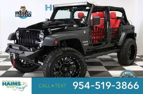 2016 Jeep Wrangler Unlimited 4WD 4dr Sport for sale in Lauderdale Lakes, FL
