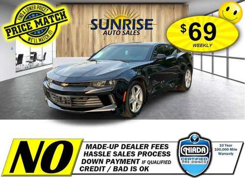 2016 Chevrolet Chevy Camaro 2dr Cpe LT w/1LT 69 Per Week! You Own for sale in Elmont, NY