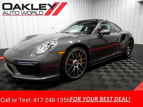 2017 Porsche 911 Turbo S Coupe coupe Charcoal - cars & trucks - by... for sale in Branson West, MO