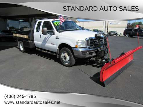 2003 Ford F-550 4X4 With New Boss 9' Straight Blade Plow!!! for sale in Billings, MT