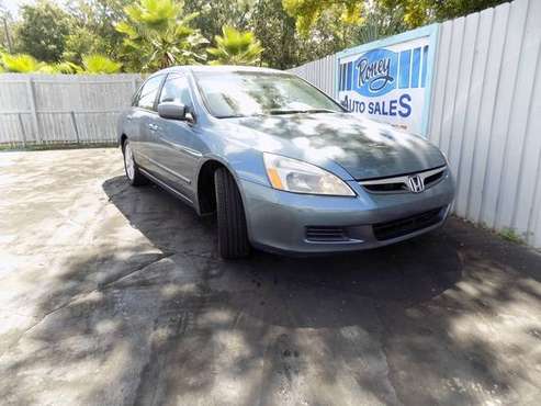 2007 Honda Accord EX-L V-6 SKU: 082116 Honda Accord EX-L V-6 Sedan for sale in Plant City, FL
