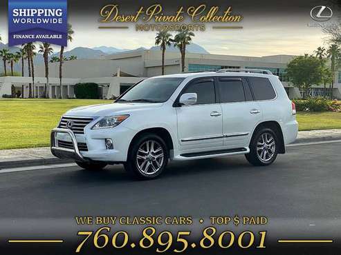 2013 Lexus LX 570 Luxury 3rd row* DVD*8 pass **Fully Loaded** 1 Owner for sale in Palm Desert, TX