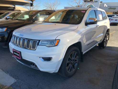 2018 Jeep Grand Cherokee Overland 4WD V6 fully loaded - cars &... for sale in Denver , CO