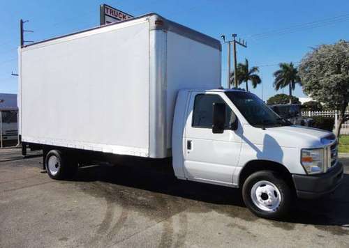 2011 Ford E450 16FT DRY BOX 96IN HIGH CUBE BOX TR - cars & for sale in Pompano Beach, TX