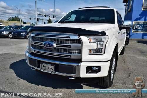 2015 Ford F-150 Platinum Texas Edition / 4X4 / Crew Cab / FX4 /Leather for sale in Anchorage, AK