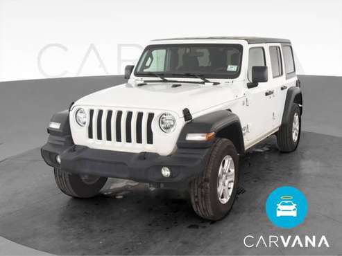 2020 Jeep Wrangler Unlimited Sport S Sport Utility 4D suv White - -... for sale in Albuquerque, NM