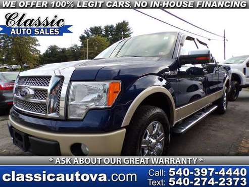 2010 Ford F-150 Lariat SuperCrew 6.5-ft. Bed 4WD - cars & trucks -... for sale in Roanoke, VA