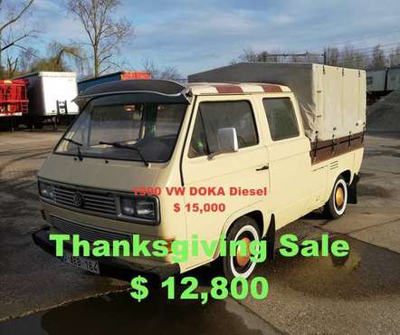 VW DOKA Diesel 1 ton T3 Pick-up - cars & trucks - by owner - vehicle... for sale in Slingerlands, NY