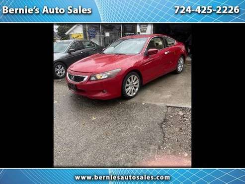 2008 Honda Accord Coupe 2dr V6 Auto EX-L - - by dealer for sale in Uniontown, PA