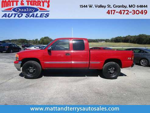 2002 GMC Sierra 1500 SLE Ext. Cab Short Bed 4WD for sale in Granby, MO