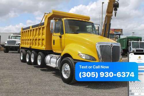 2011 International ProStar Premium Quad Axle Dump Truck For Sale *WE... for sale in Miami, FL