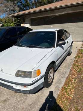 1991 Honda Crx DX Runs Good 5 speed Stock for sale in largo, FL