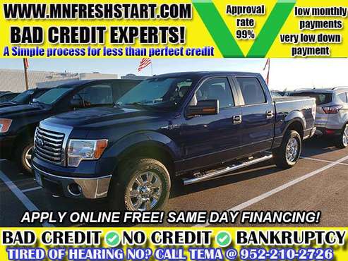 💯 2011 FORD F-150 💯 BAD CREDIT NO CREDIT OK 0-$500 DOWN oac! - cars... for sale in Minneapolis, MN