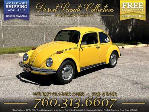PRICE BREAK on this 1973 Volkswagen Beetle Coupe Coupe - cars & for sale in Palm Desert , CA