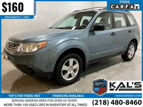 160/mo - 2013 Subaru Forester 25X AWDWagon 4A - - by for sale in Wadena, MN
