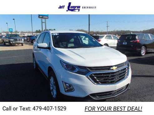 2019 Chevy Chevrolet Equinox LT suv White - - by for sale in Grove, AR