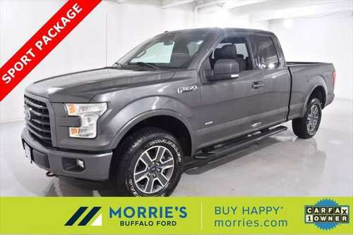2016 Ford F150 Crew Cab 4x4 - 2.7L EcoBoost - XLT Trim Package for sale in Buffalo, MN