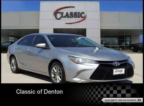 2017 Toyota Camry SE - - by dealer - vehicle for sale in Denton, TX