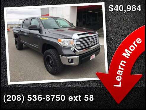 2017 Toyota Tundra 4WD SR5 - - by dealer - vehicle for sale in Twin Falls, ID