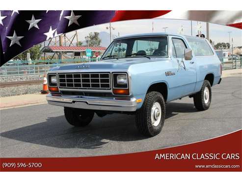 1984 Dodge Ramcharger for sale in La Verne, CA