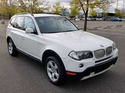 2008 BMW X3 3.0 XDRIVE 4WD, WHITE ON BLACK for sale in Brooklyn, NY