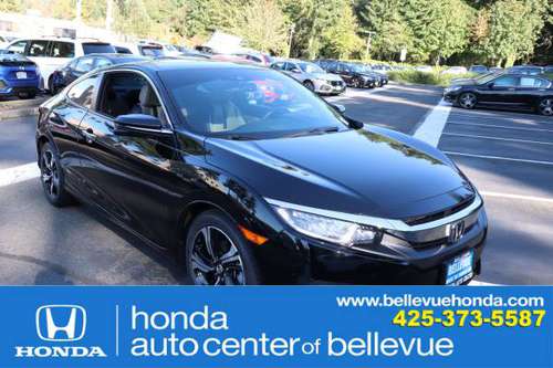 2016 *Honda* *Civic Coupe* Touring 2HGFC3B9XGH359149 for sale in Bellevue, WA