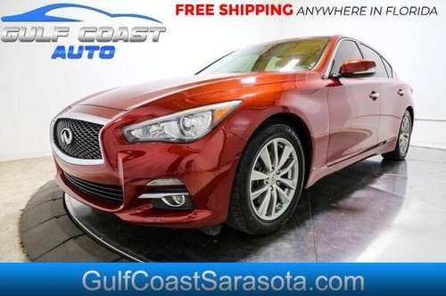 2014 INFINITI Q50 LEATHER NAVIGATION SUNROOF COLD AC SERVICED - cars for sale in Sarasota, FL