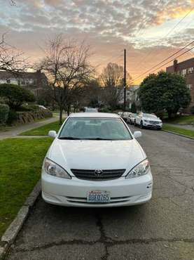 White 2003 Toyota Camry - Drives Great! for sale in Seattle, WA