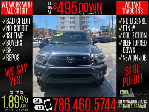 2015 Toyota Tacoma PreRunner V6 4x2 4dr Double Cab 5.0 ft SB 5A for sale in Miami, FL
