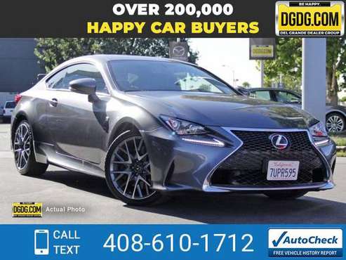 2016 Lexus RC 200t 200t coupe Nebula Gray Pearl for sale in San Jose, CA