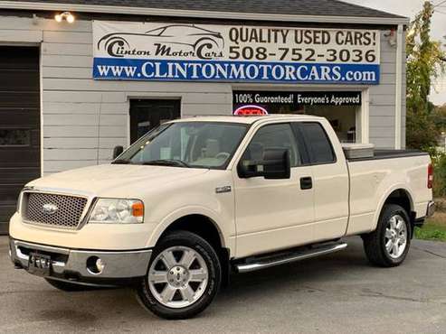2008 *Ford* *F-150* *Lariat* WHITE for sale in Shrewsbury, MA