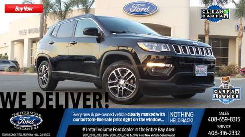 2017 JEEP NEW COMPASS LATITUDE! 1 OWNER! ONLY 12K MILES! - cars &... for sale in Morgan Hill, CA