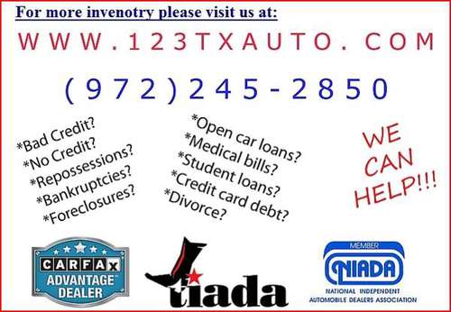 Bad Credit? Ok!! In House Financing!! We have a large inventory!! for sale in Dallas, TX