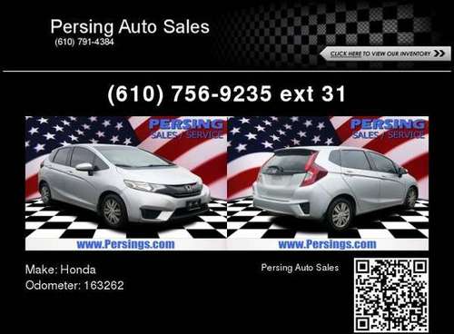 2016 Honda Fit LX - - by dealer - vehicle automotive for sale in Allentown, PA