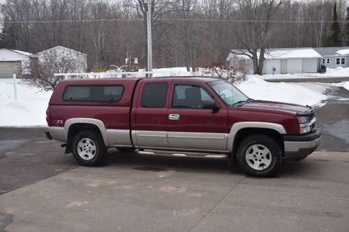 Gorgeous 2005 Silverado 1500 Z71 4X4 Extended Cab w/ Matching Topper... for sale in Ontonagon, MI