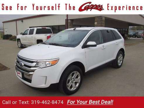 2014 Ford Edge SEL suv White - cars & trucks - by dealer - vehicle... for sale in Marengo, IA