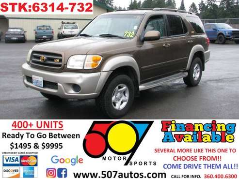 2001 Toyota Sequoia 4dr SR5 4WD (Natl) - - by dealer for sale in Roy, WA