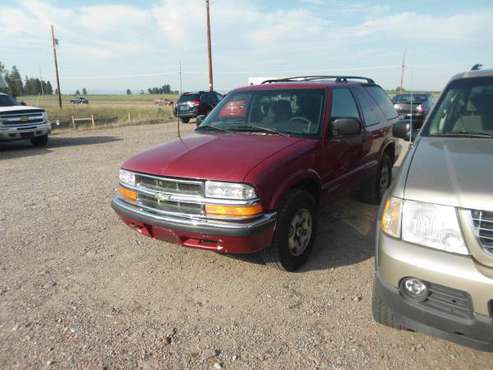2001 Chevy Blazer S-10 2DR 4x4 for sale in polson, MT