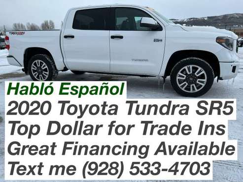 2020 Toyota Tundra SR5 PRICE REDUCED! HABLO ESPANOL - cars & for sale in Steamboat Springs, CO
