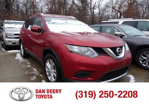 2015 Nissan Rogue SV Cayenne Red Pearl - cars & trucks - by dealer -... for sale in Cedar Falls, IA