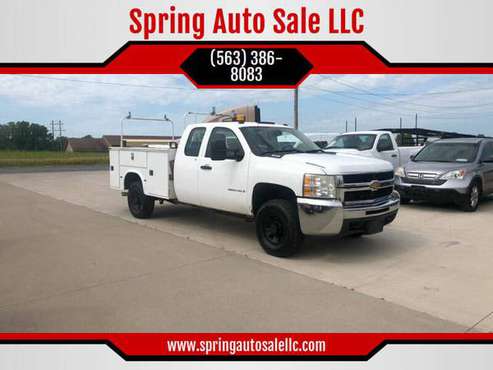 2009 Chevrolet Silverado 3500HD Work Truck 4x4 4dr Extended Cab LB SRW for sale in Davenport, IA