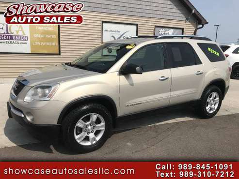 GREAT BUY!! 2008 GMC Acadia FWD 4dr SLE1 for sale in Chesaning, MI