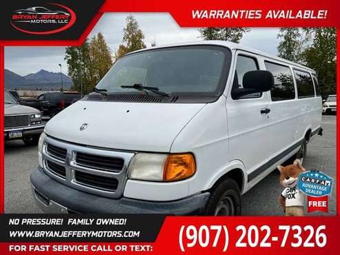 2001 Dodge Ram Wagon 3500 Maxi Van FOR ONLY 197/mo! for sale in Anchorage, AK
